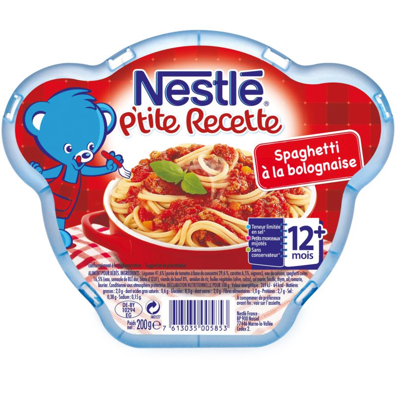 Nestle 200G Pti.Recet.Spagh.Bolo.Nest