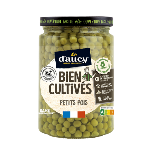 [3017800503416] D'AUCY Petits pois HVE Bien cultivés 42,5 cl