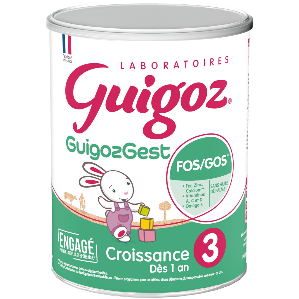 GUIGOZ Leite para bebé em pó 3ª idade Desde 12 Meses Crescimento 800 g