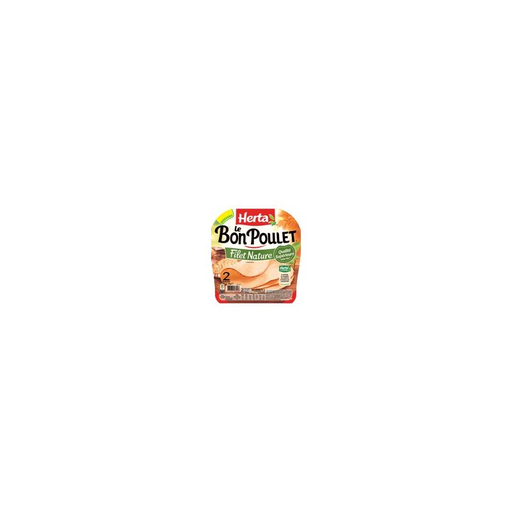 [7613035289048] HERTA Bon Poulet Nature 2 slices 70 g