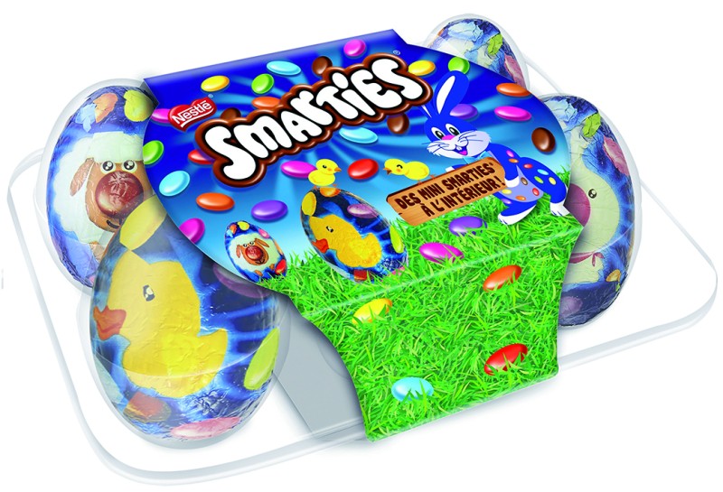 Nestle Nesaint Smarties Bte Oeufs 105G
