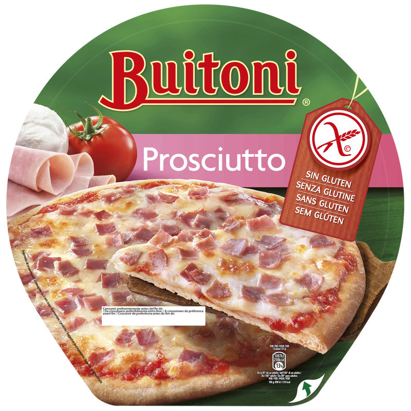Buitoni Buit Pizz S.Gluten Jambon 365G