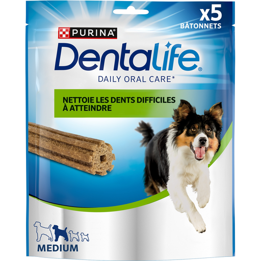 [7613035378704] DENTALIFE Huesos Masticables para Perro Medium Higiene Dental 115 g