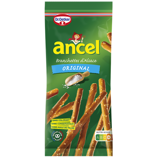 [3018930012236] ANCEL Sticks salés bretzels Branchettes d'Alsace 150 g
