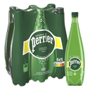 PERRIER Agua mineral natural con gas 6 x 1 L