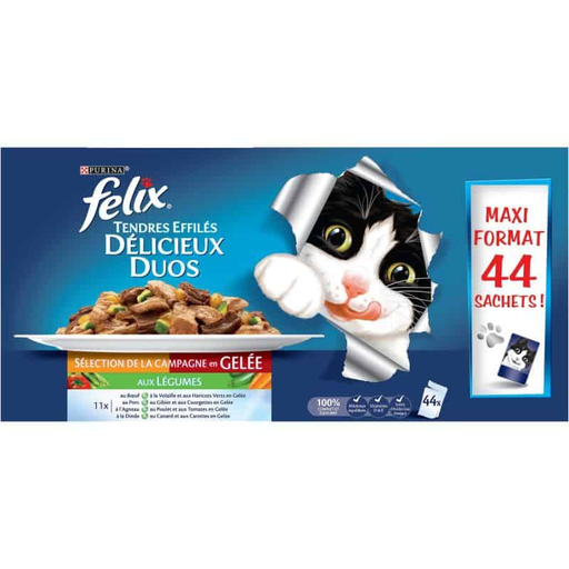 [7613035839700] FELIX Paté Para Gato Surtido 44 x 100 g