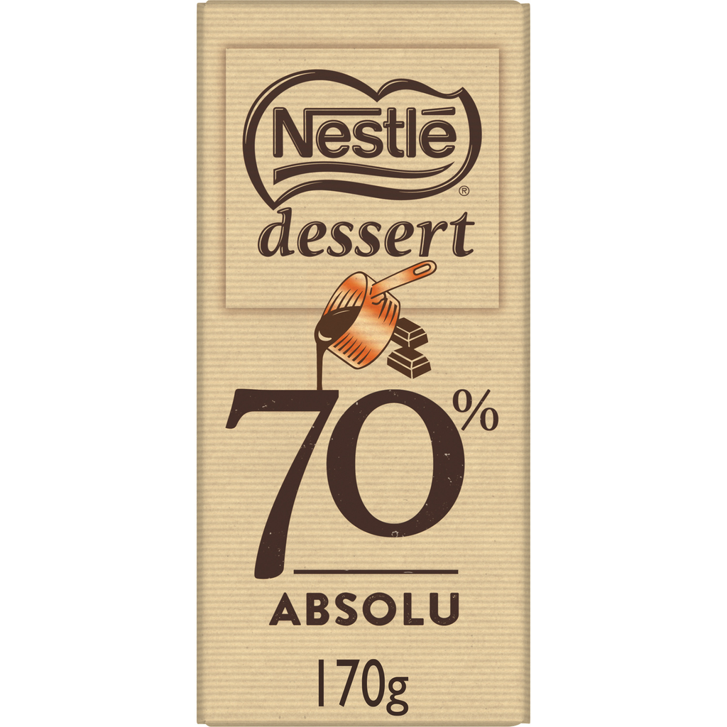 NESTLE Dark chocolate 70% absolu 170 g