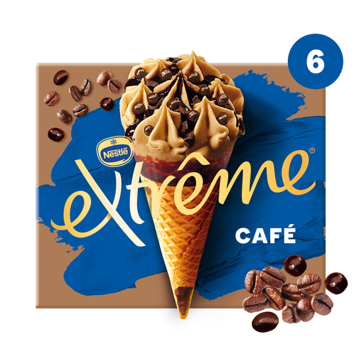 [7613035892781] EXTREME L'original cônes glacés au café sauce chocolat et café 426 g