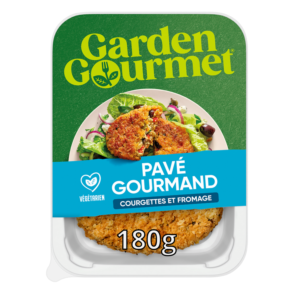 GARDEN GOURMET Pavé Gourmand Courgettes Fromage 180 g