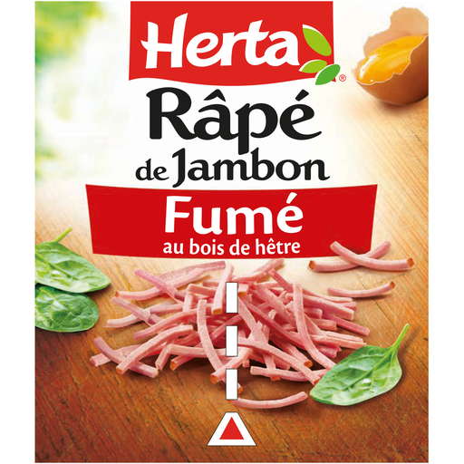 [7613035999497] HERTA Smoked Ham Shreds 2 x 75g