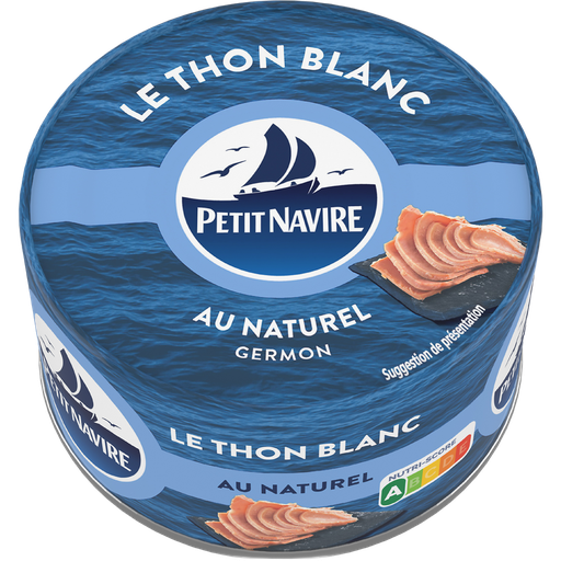 [3019080057009] PETIT NAVIRE Thon Entier Blanc au Naturel 93 g