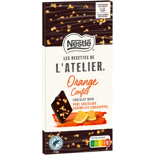 [7613036209052] NESTLE Dark Chocolate candied orange 115 g