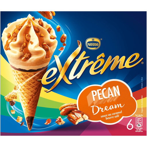 [7613036249225] EXTREME Pecan caramel ice cream 396 g