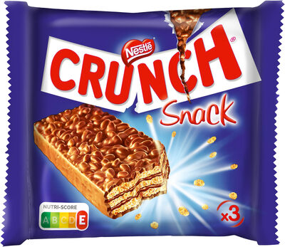 [7613036257183] CRUNCH Barquillo relleno de cacao y chocolate 99 g