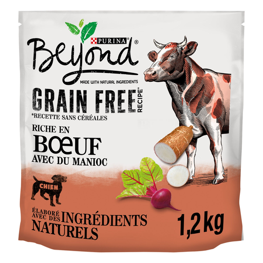 [7613036269582] PURINA Pienso para perros Beyond de buey y mandioca 1.2 kg