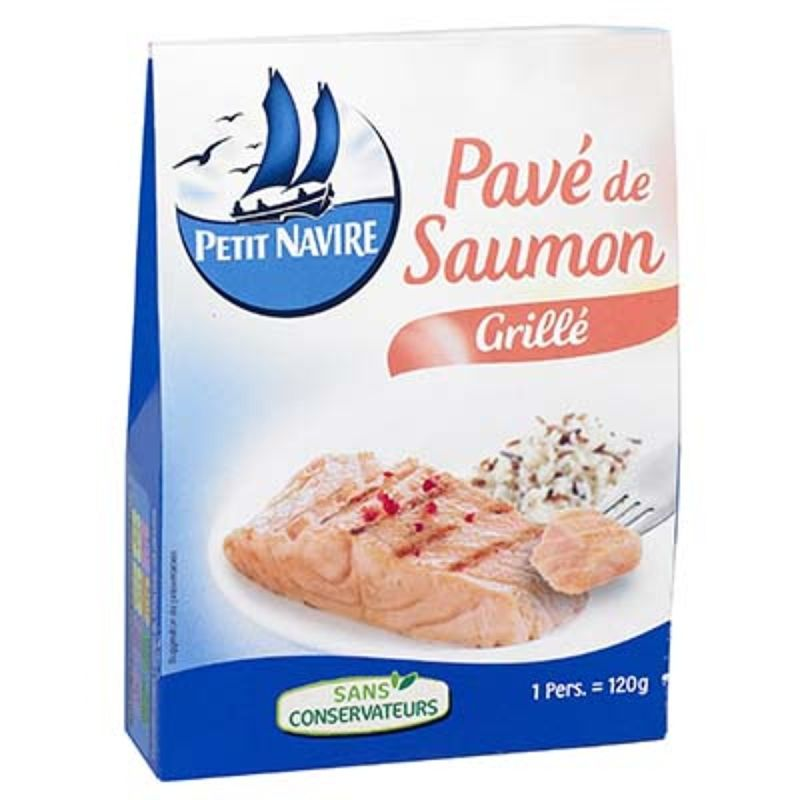 P'TIT NAVIRE Natural Salmon Steak 120 g