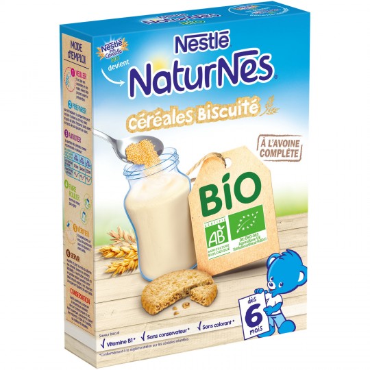 Nestle Biscuité Dès 6 Mois Bio P'Tite Céréale Nestlé