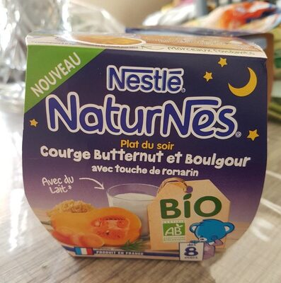 NATURNES Nat.Bio Purée Butternut 2 x 190 g
