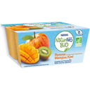 NATURNES Baby Fruit Puree Apple, Mango & Kiwi Bio 4x90g