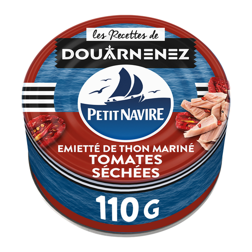 [3019081235611] PETIT NAVIRE Le Mariné Emietté de thon tomates séchées 110 g