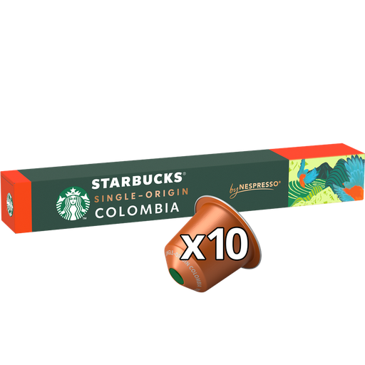 [7613036961684] STARBUCKS Capsules de café compatibles Nespresso Single-Origin Colombia 10 capsules