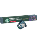 STARBUCKS Cápsulas de café espresso roast descafeinado intensidad 11, 57 g