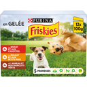 FRISKIES Aux Viandes et Légumes en Gelée 12 x 100 g