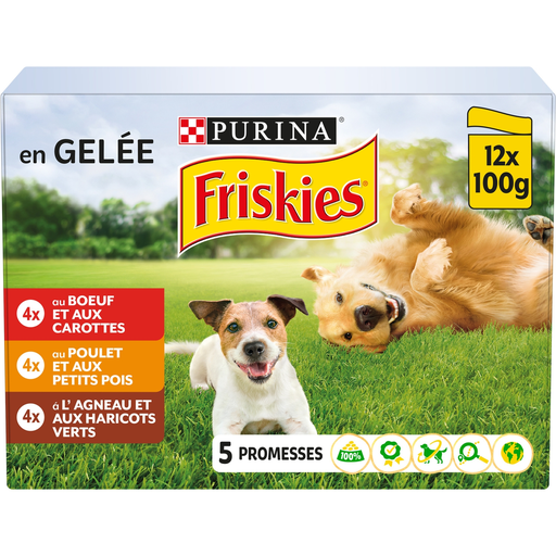 [7613037203240] FRISKIES Carnes e Legumes em Gelatina 12 x 100 g