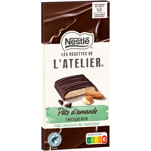 [7613037677942] NESTLE Dark chocolate with almond paste 150 g