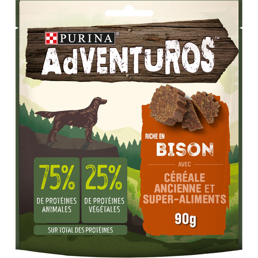 [7613037797510] ADVENTUROS Recompensa para perro con cereales antiguos 90 g