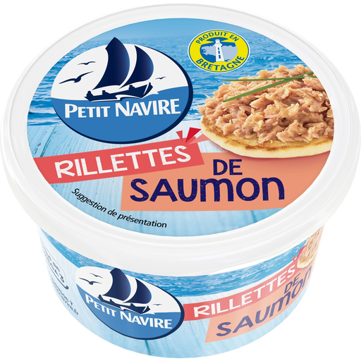 [3019081236267] PETIT NAVIRE Salmon Rillettes 125 g