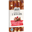NESTLE LES RECETTES DE L'ATELIER Milk chocolate bar with cranberries almonds and hazelnuts 170 g