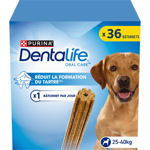 [7613038102429] DENTALIFE Snacks Bastoncitos Higiene Dental Perro Grande 1,272 kg