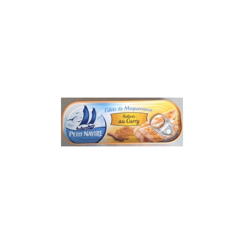 P'TIT NAVIRE Filetes de Caballa al Curry 110 g