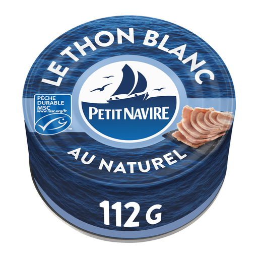 [3019081237325] PETIT NAVIRE White Tuna in Natural Juice 112 g
