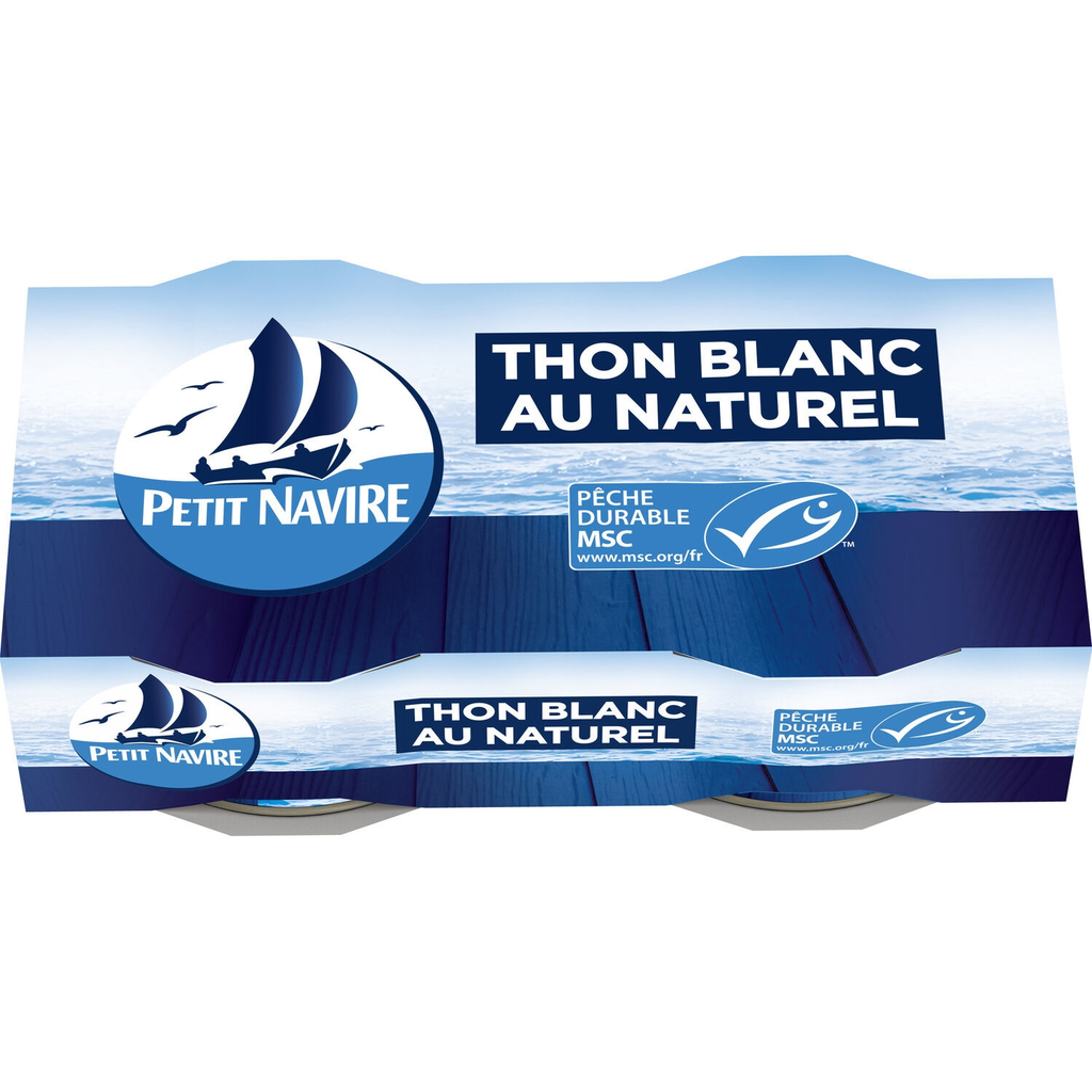 PETIT NAVIRE White Tuna in Natural Juice 2 x 56 g
