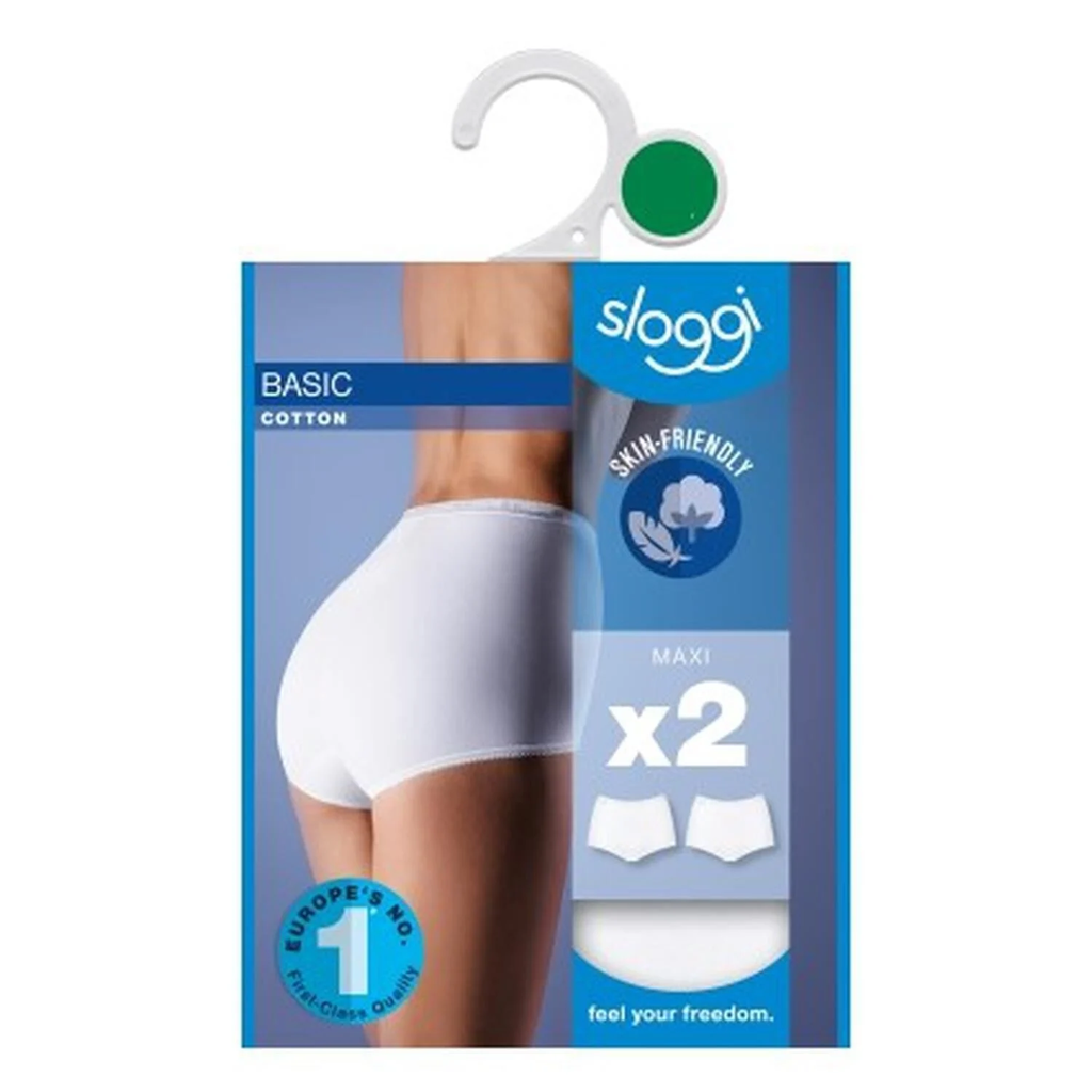 SLOGGI Braguitas de mujer blanco T56 lote de 2 unidades