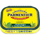 PARMENTIER Sardinas en aceite de oliva y hierbas de Provenza 135 g