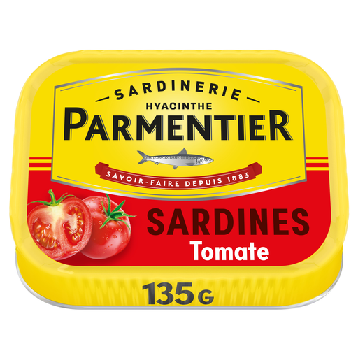 [3019081238704] PARMENTIER Sardines in tomato sauce 135 g