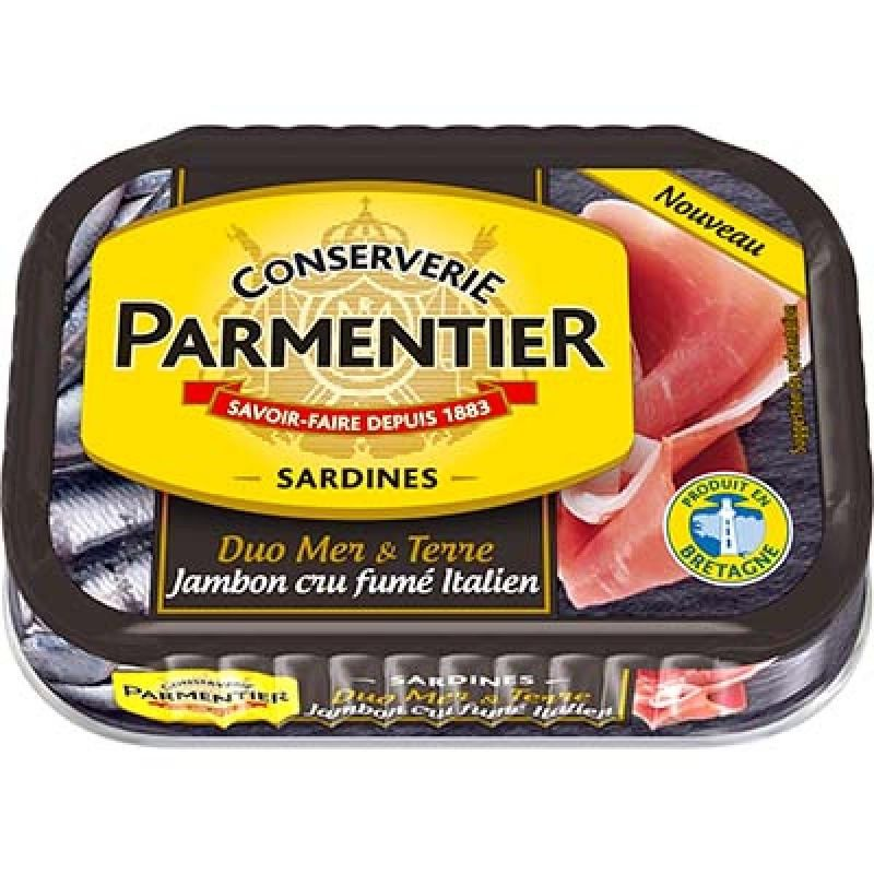 PARMENTIER Sardinas Mer & Terre Jamón 135 g