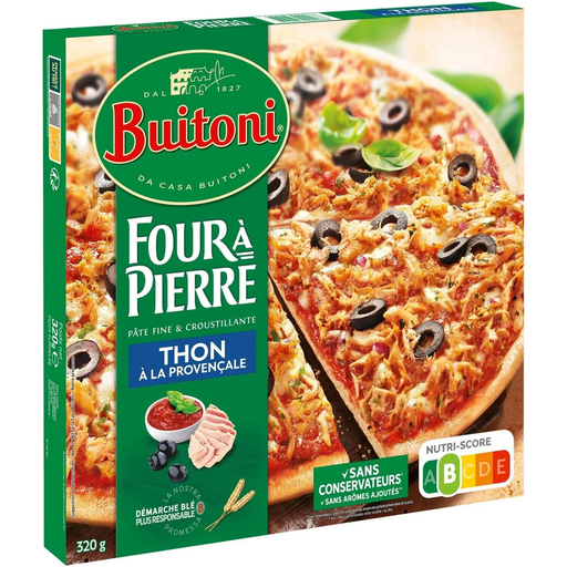 [7613287000088] BUITONI Pizza Thon à la Provençale Four à Pierre 320 g