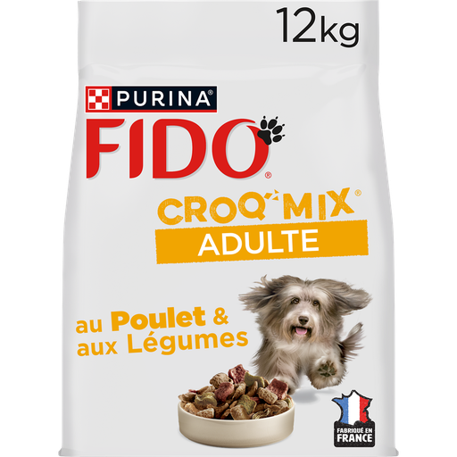 [7613287007025] FIDO Croquetas para perro Croq Mix Pollo y Verduras 12 kg