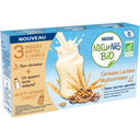 NATURNES Cereais para bebé Lácteos NESTLE Bio 3 garrafas de 250 ml