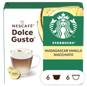STARBUCKS Cápsulas de café compatibles Dolce Gusto Vanilla Macchiatto 12 cápsulas