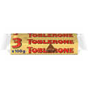 TOBLERONE Chocolate de leite suíço com nougat de mel e amêndoas 3 x 100 g