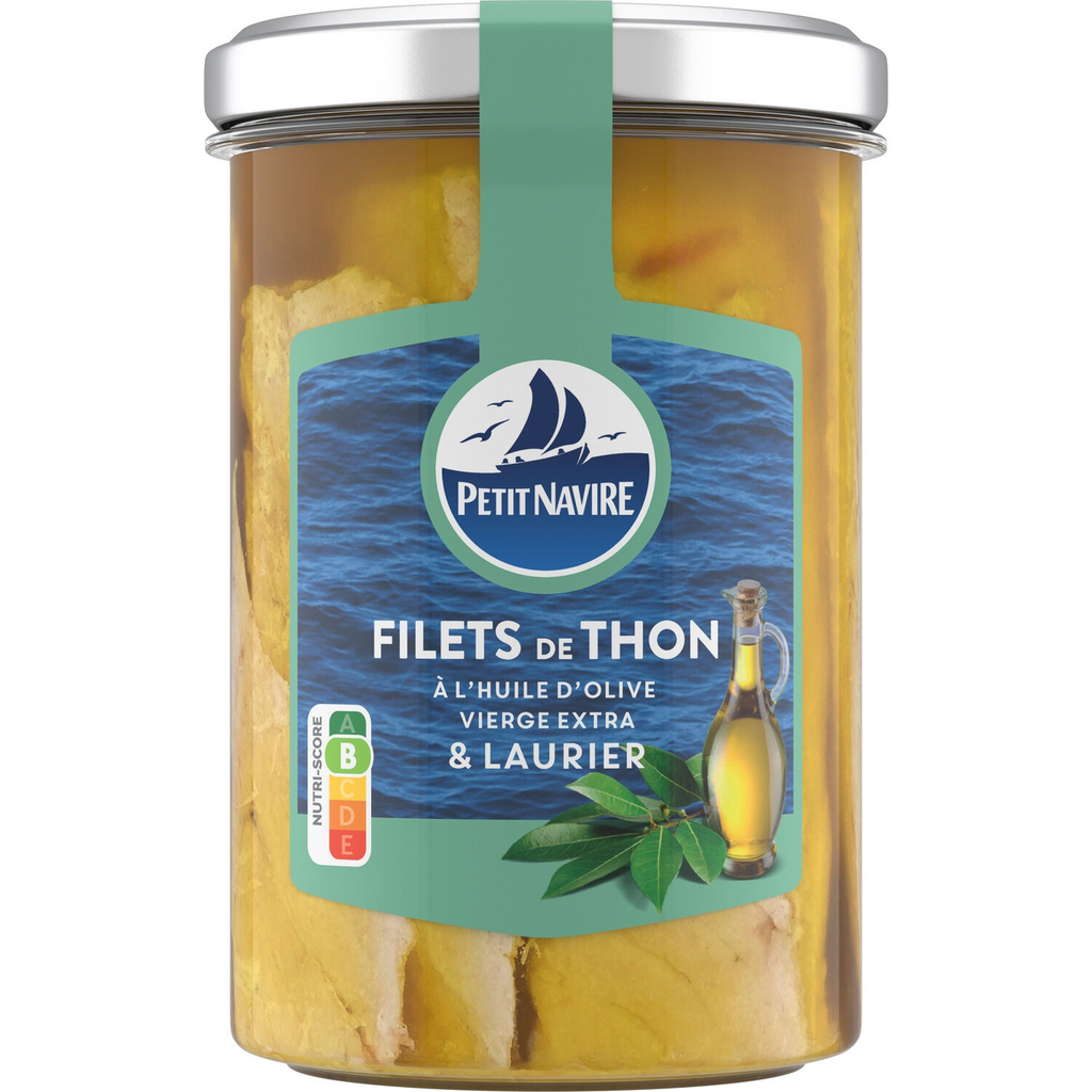 PETIT NAVIRE Tuna fillets in olive oil & bay leaf 117 g