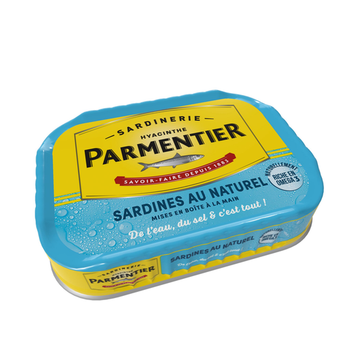 [3019081240851] PARMENTIER Sardines in brine 135 g
