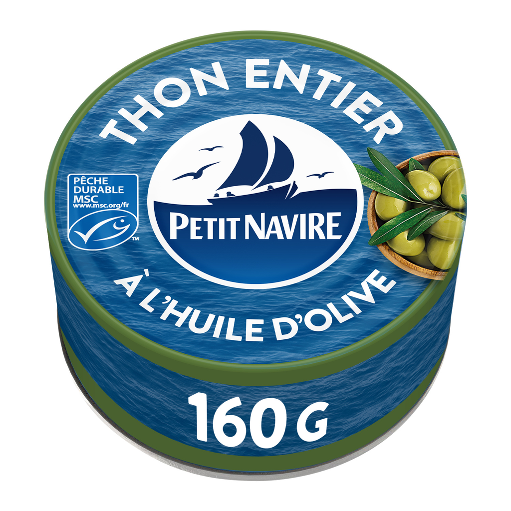 PETIT NAVIRE Whole Tuna in Extra Virgin Olive Oil 112 g