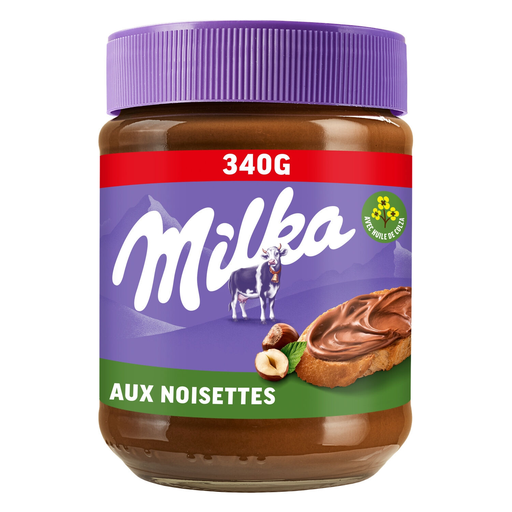 [7622201515492] MILKA Pâte à tartiner aux noisettes 340 g