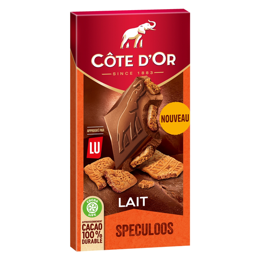 [7622201817008] COTE D'OR Milk Chocolate Speculoos Bar 180 g